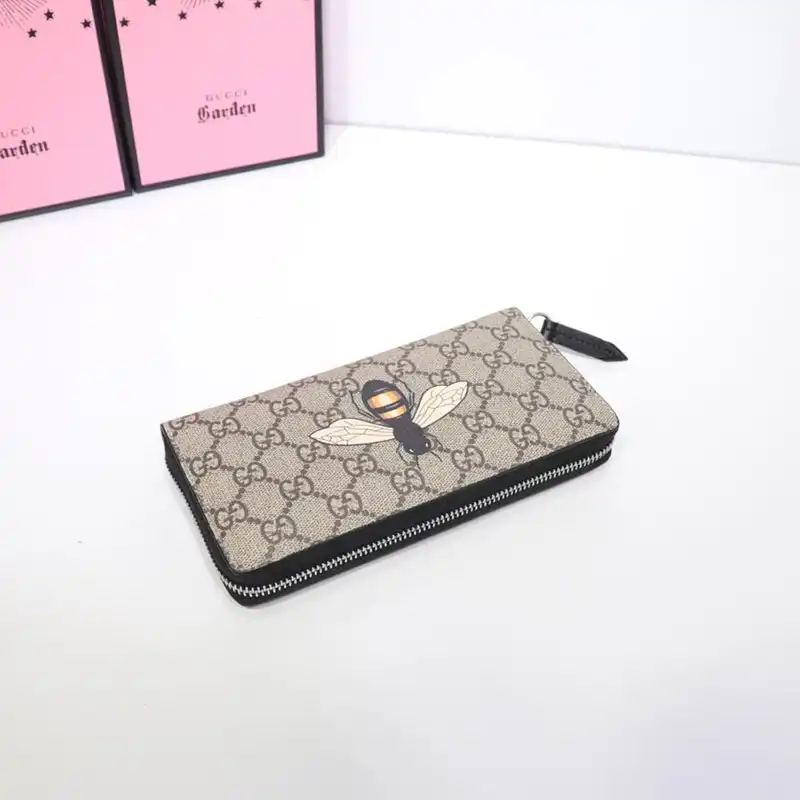 FASH Gucci Brand Handbags Zip around wallet 1904G0003