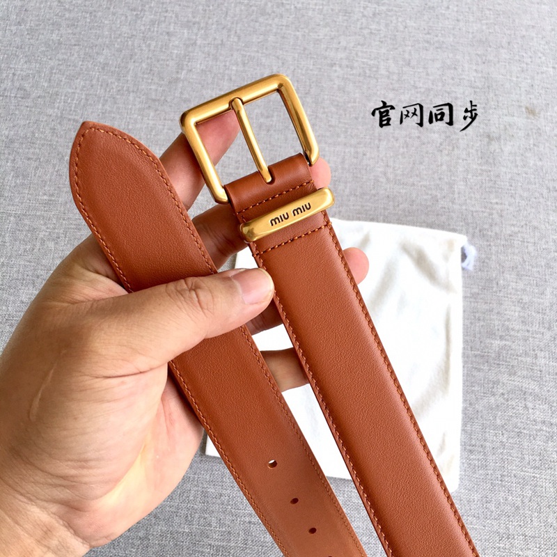 FASH Miu Miu Belts 2403XA0193