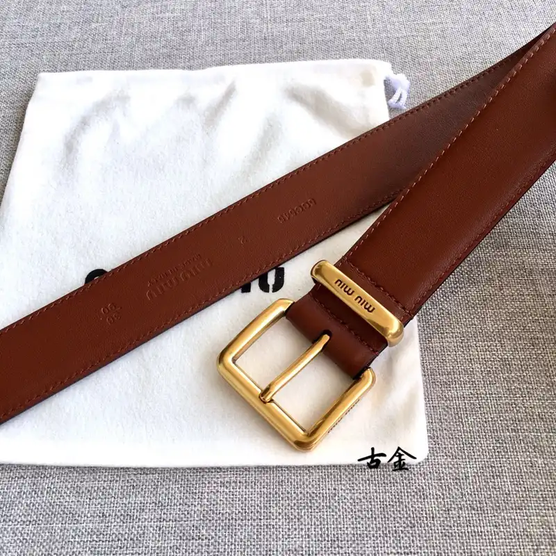 Official Brother Sam Miu Miu Belts 2403XA0194