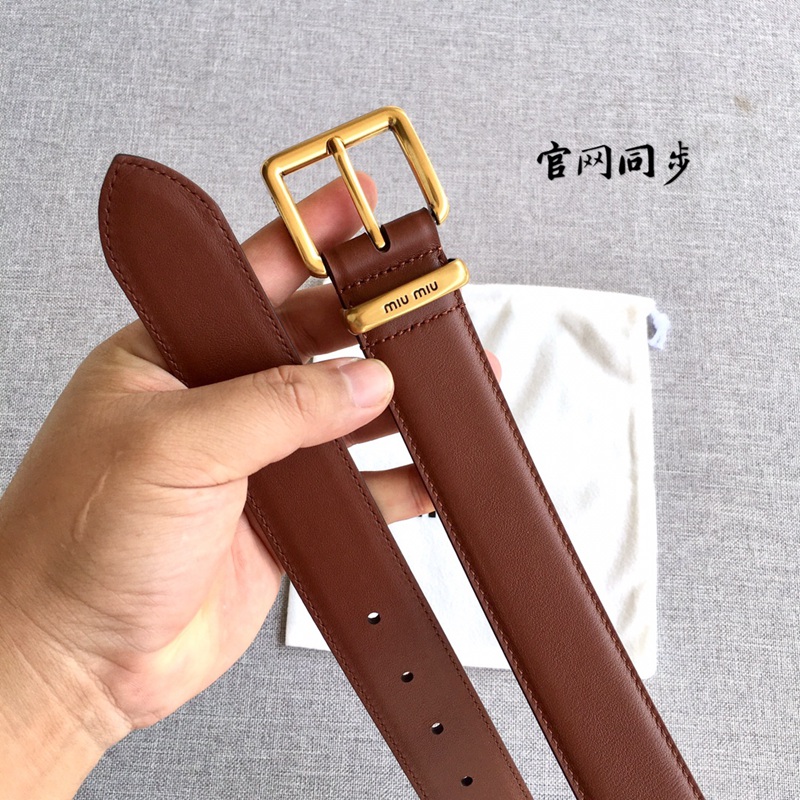 FASH Miu Miu Belts 2403XA0194