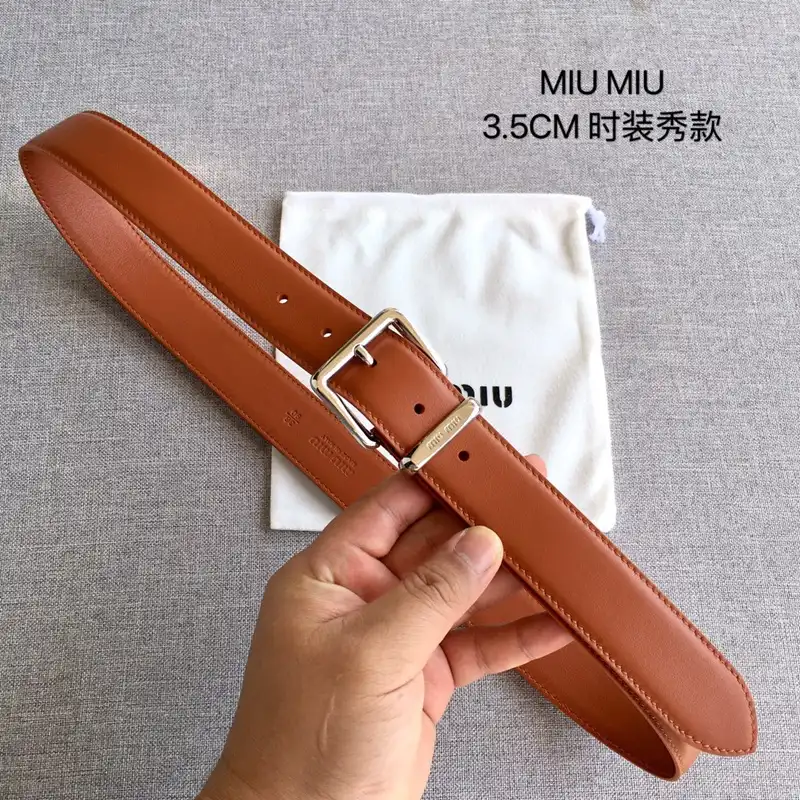 Official Brother Sam Miu Miu Belts 2403XA0196