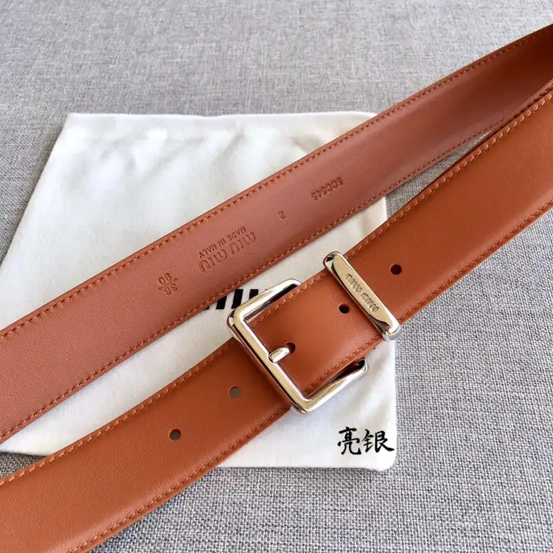 Official Brother Sam Miu Miu Belts 2403XA0196