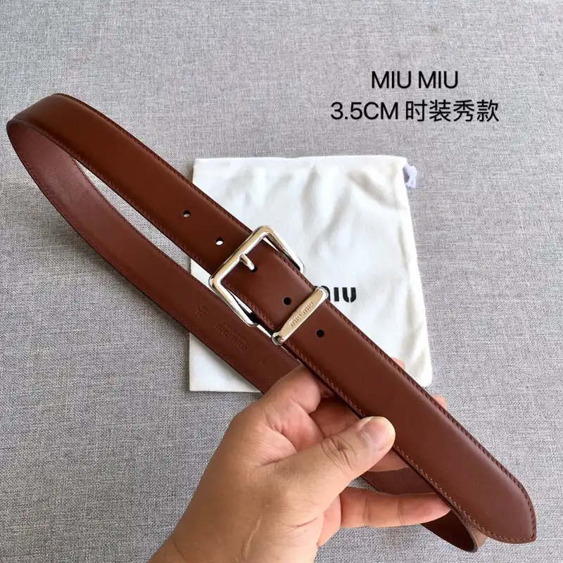 Brother Sam Yupoo Miu Miu Belts 2403XA0197