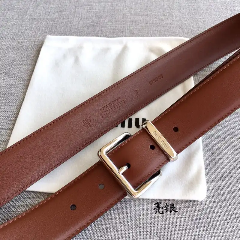 Brother Sam Yupoo Miu Miu Belts 2403XA0197