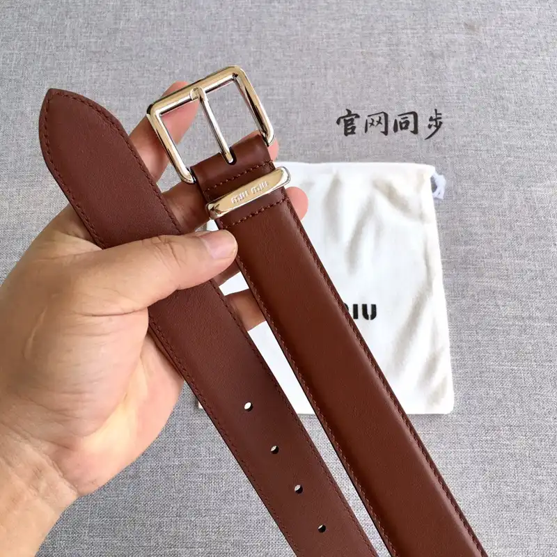 Brother Sam Yupoo Miu Miu Belts 2403XA0197