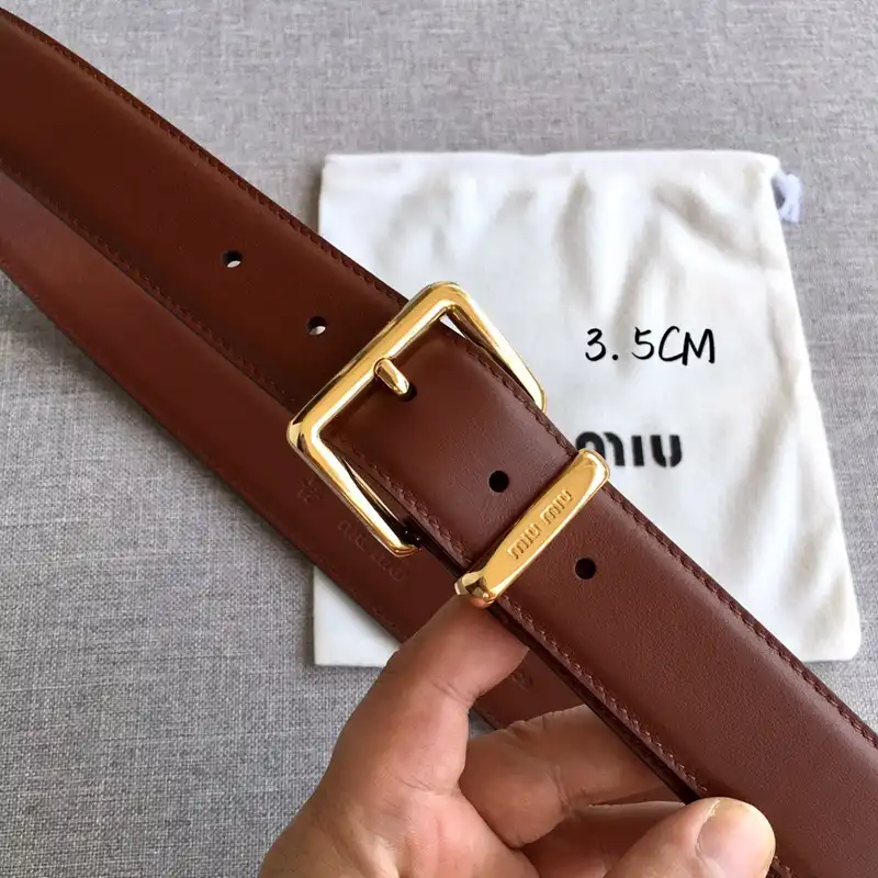 Official Brother Sam Miu Miu Belts 2403XA0200