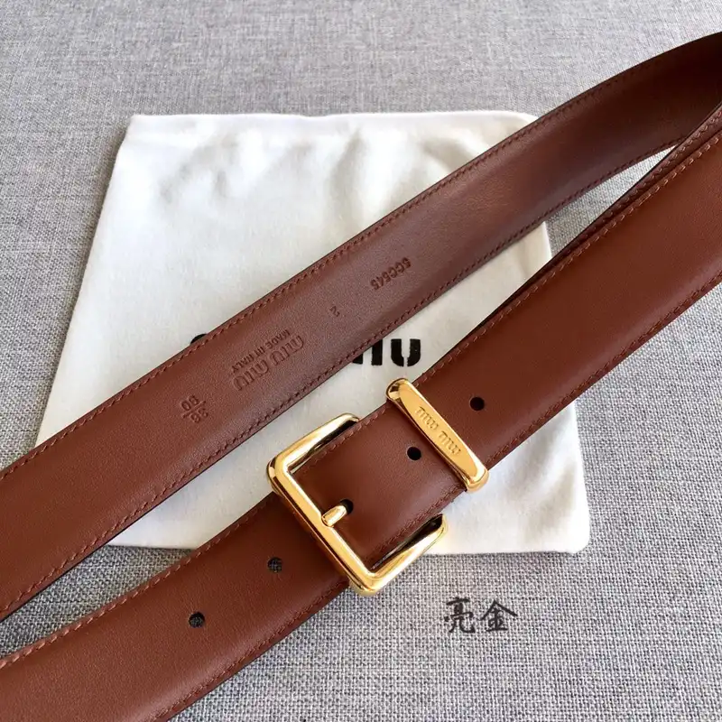 Official Brother Sam Miu Miu Belts 2403XA0200