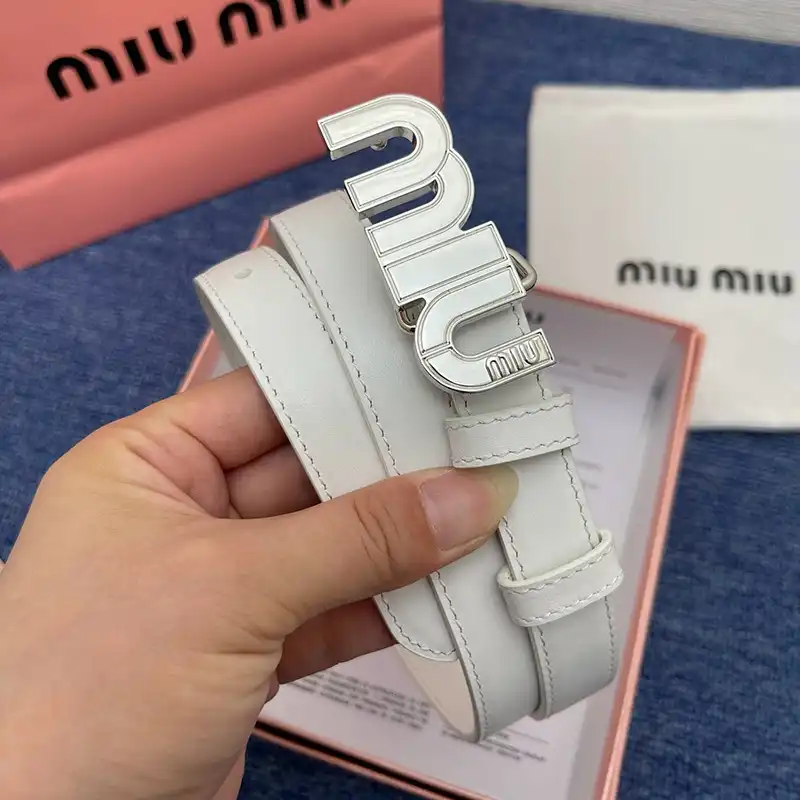 Official Brother Sam Miu Miu Belts 2407XA0089