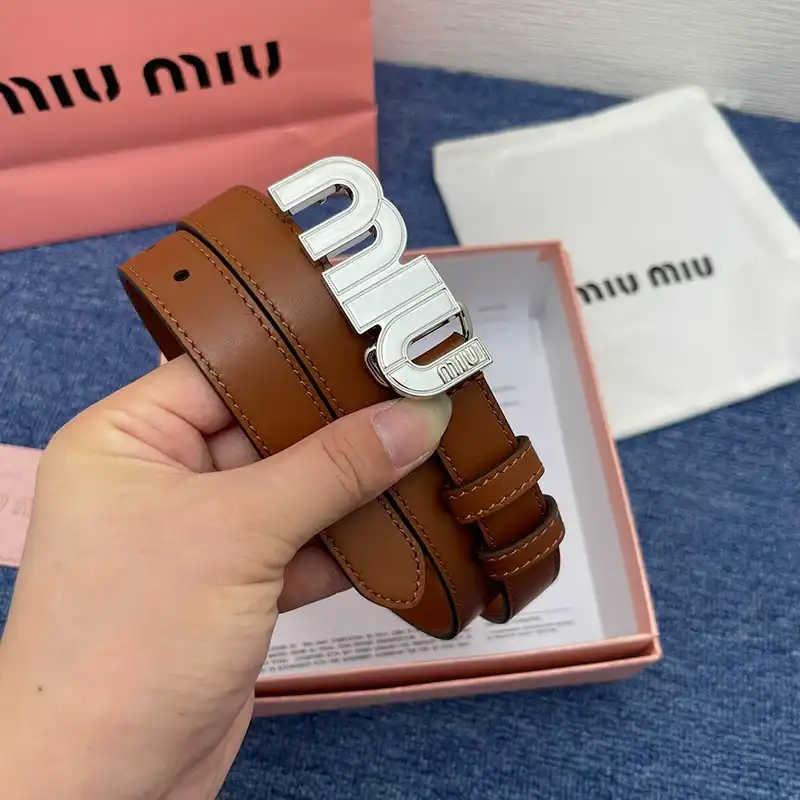 Official Brother Sam Miu Miu Belts 2407XA0091