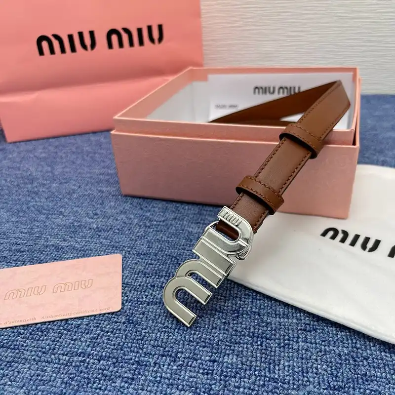 Official Brother Sam Miu Miu Belts 2407XA0091