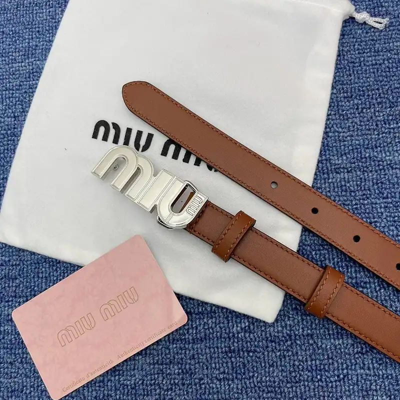 Official Brother Sam Miu Miu Belts 2407XA0091