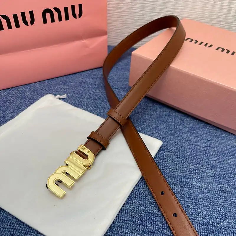 Official Brother Sam Miu Miu Belts 2407XA0092