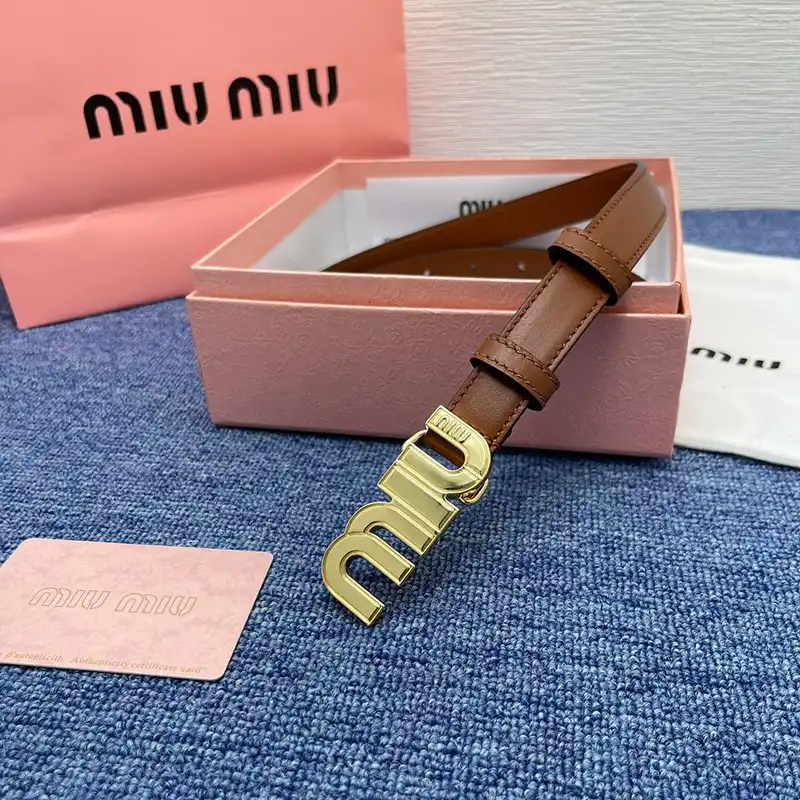 Official Brother Sam Miu Miu Belts 2407XA0092