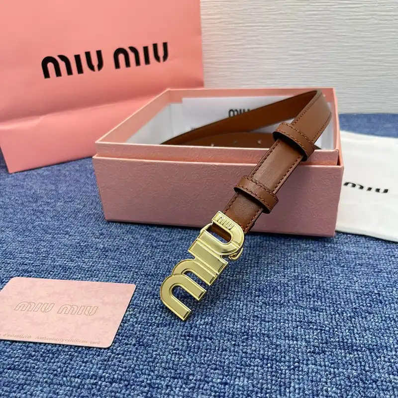 Official Brother Sam Miu Miu Belts 2407XA0092