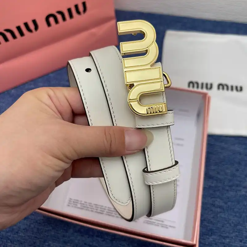 Official Brother Sam Miu Miu Belts 2407XA0094