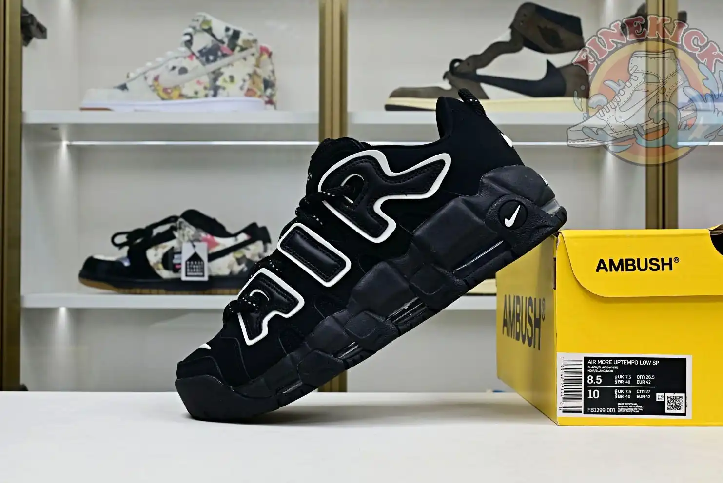 hype AMBUSH x Nike Air More Uptempo Low