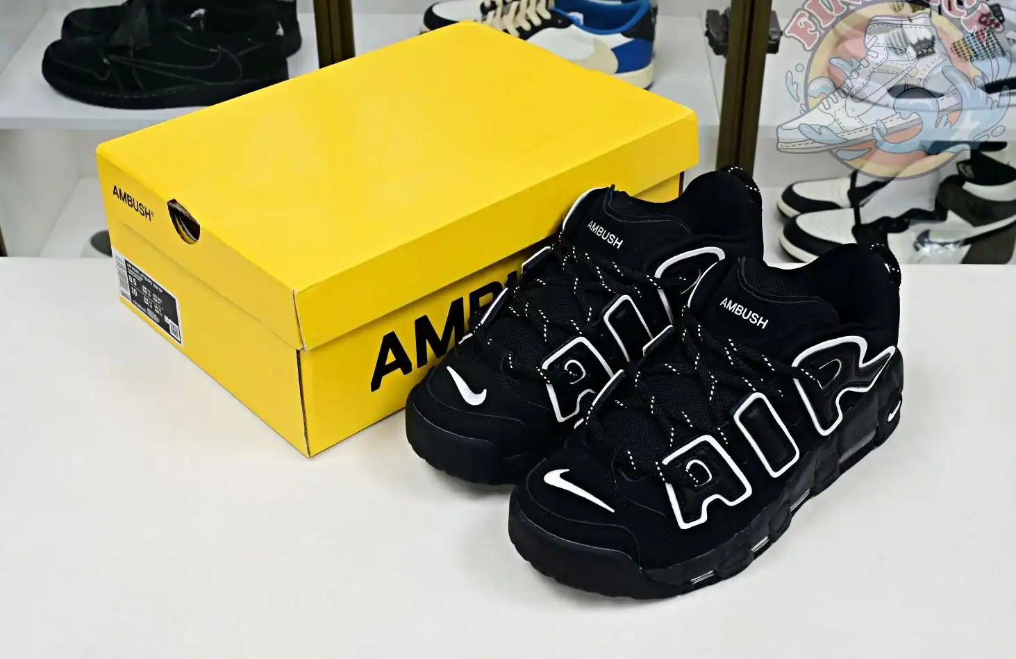 hype AMBUSH x Nike Air More Uptempo Low