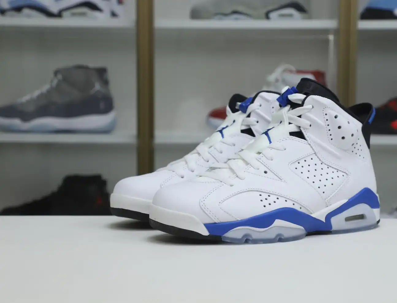 AIR JORDAN 6 RETRO SPORT BLUE