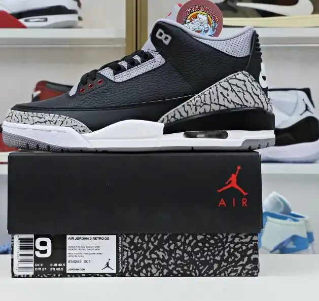 Jordan Air Jordan 3 retro blackcement  2018（854262-001）