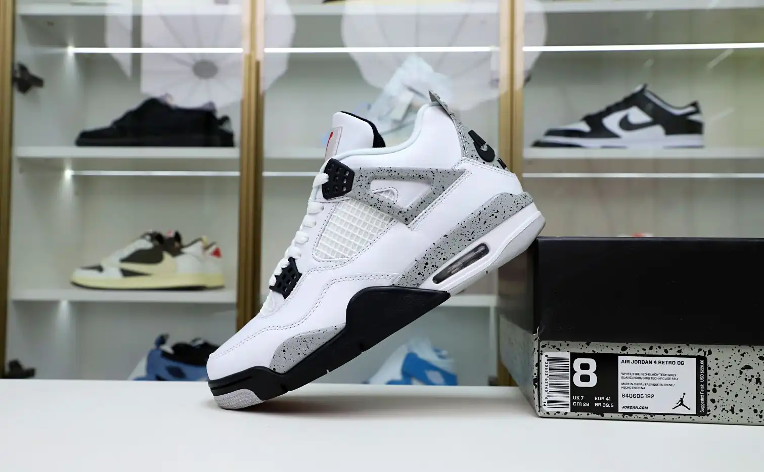 Air Jordan 4 Retro White Cement