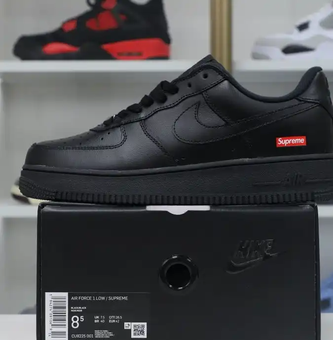 hype Supreme Nike Air Force 1 Low "box logo"