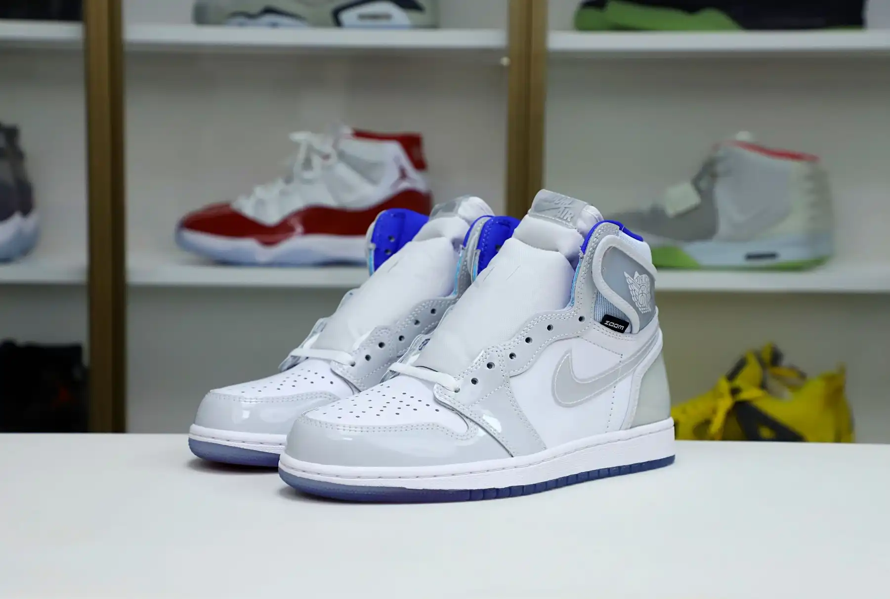 AIR JORDAN 1 HIGH ZOOM 'RACER BLUE'