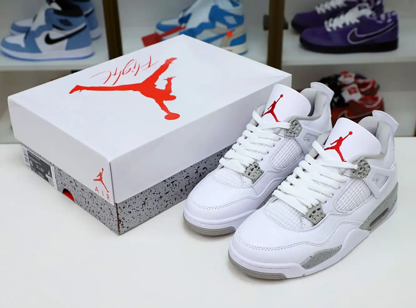 AIR JORDAN 4 RETRO 'WHITE OREO'