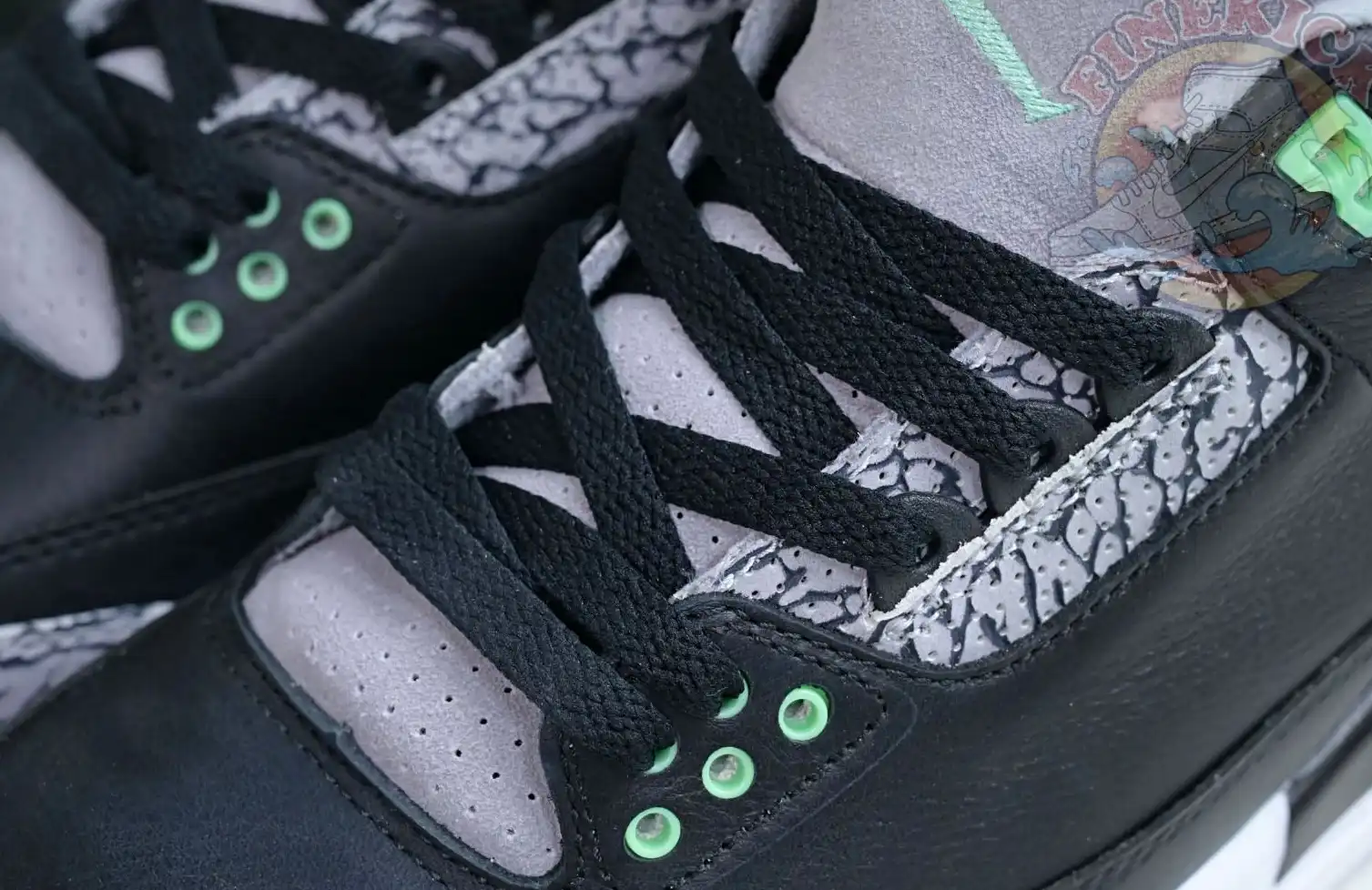 Air Jordan 3 Green Glow