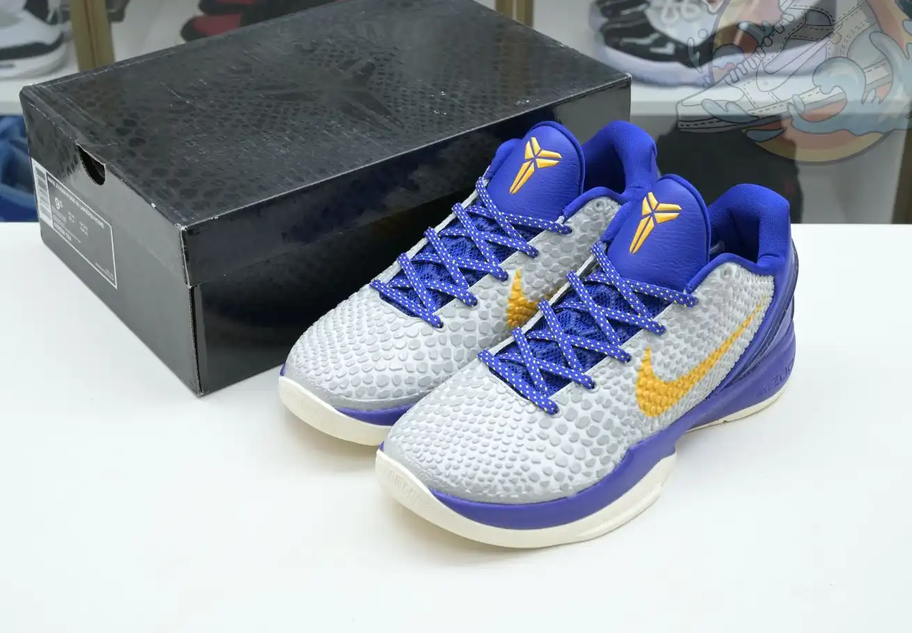 hype Nike Zoom Kobe 6 Lakers Home