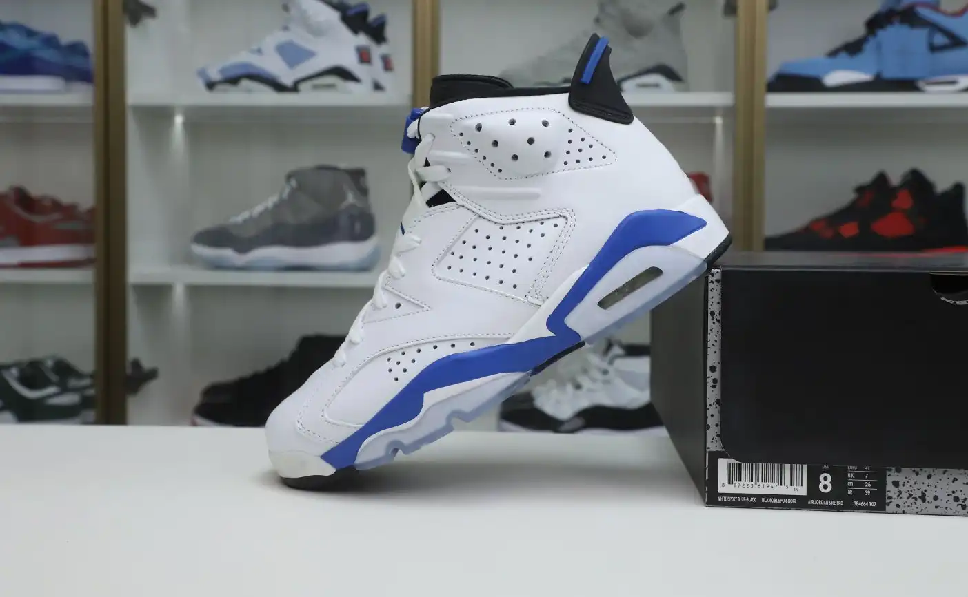 AIR JORDAN 6 RETRO SPORT BLUE
