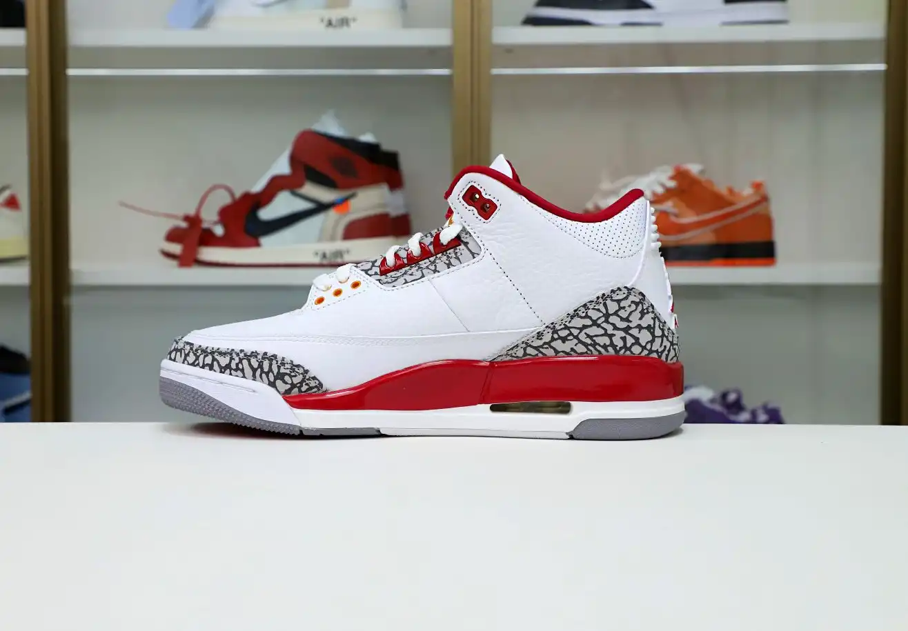 Air Jordan 3 Retro  Cardinal Red(CT8532-126）