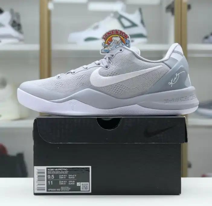 hype Nike Kobe 8 Protro "Wolf Grey"