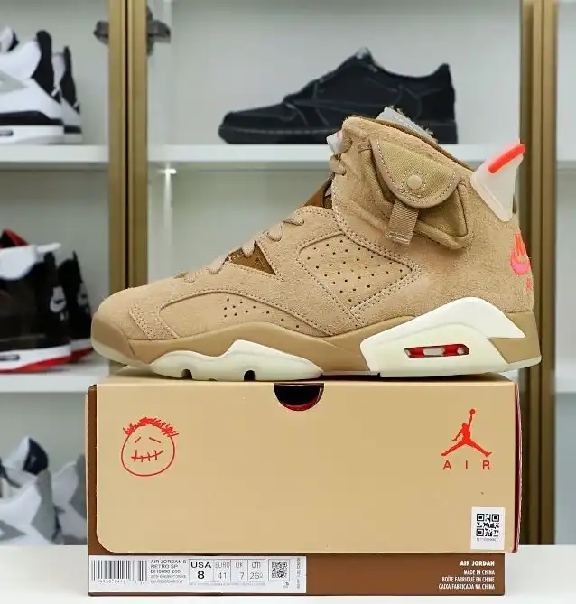 Travis Scott x Air Jordan 6 Retro SP "British Khaki"