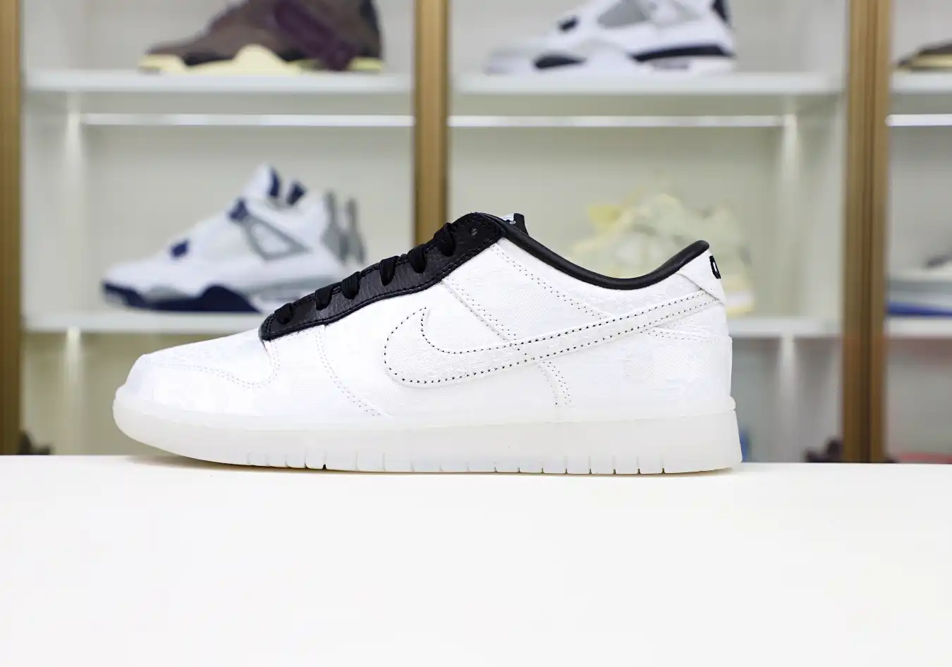 hype Nike Dunk Low x Fragment Design x CLOT