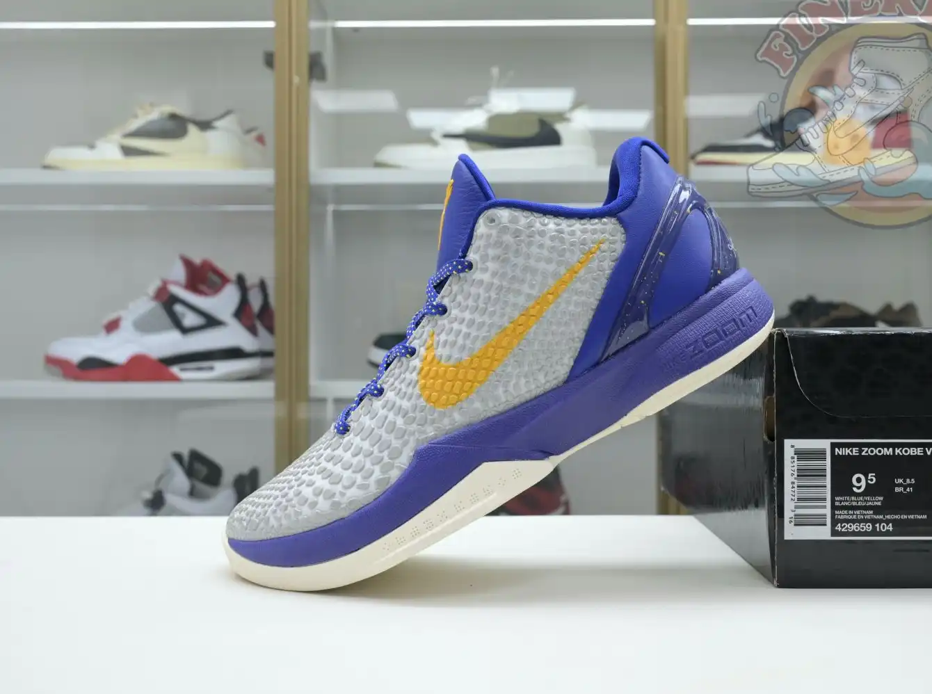 hype Nike Zoom Kobe 6 Lakers Home