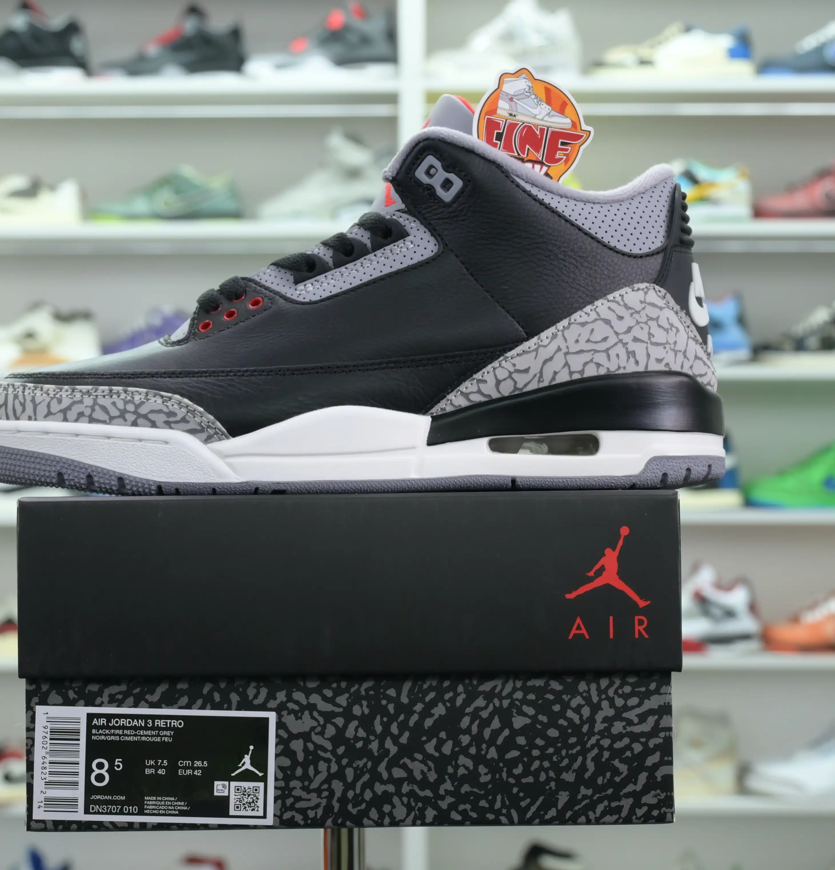 Air Jordan 3“Black Cement Reimagined”