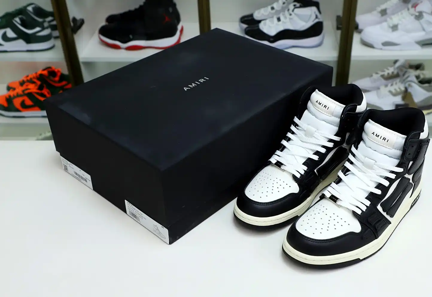 hype AMIRI LEATHER SKEL High