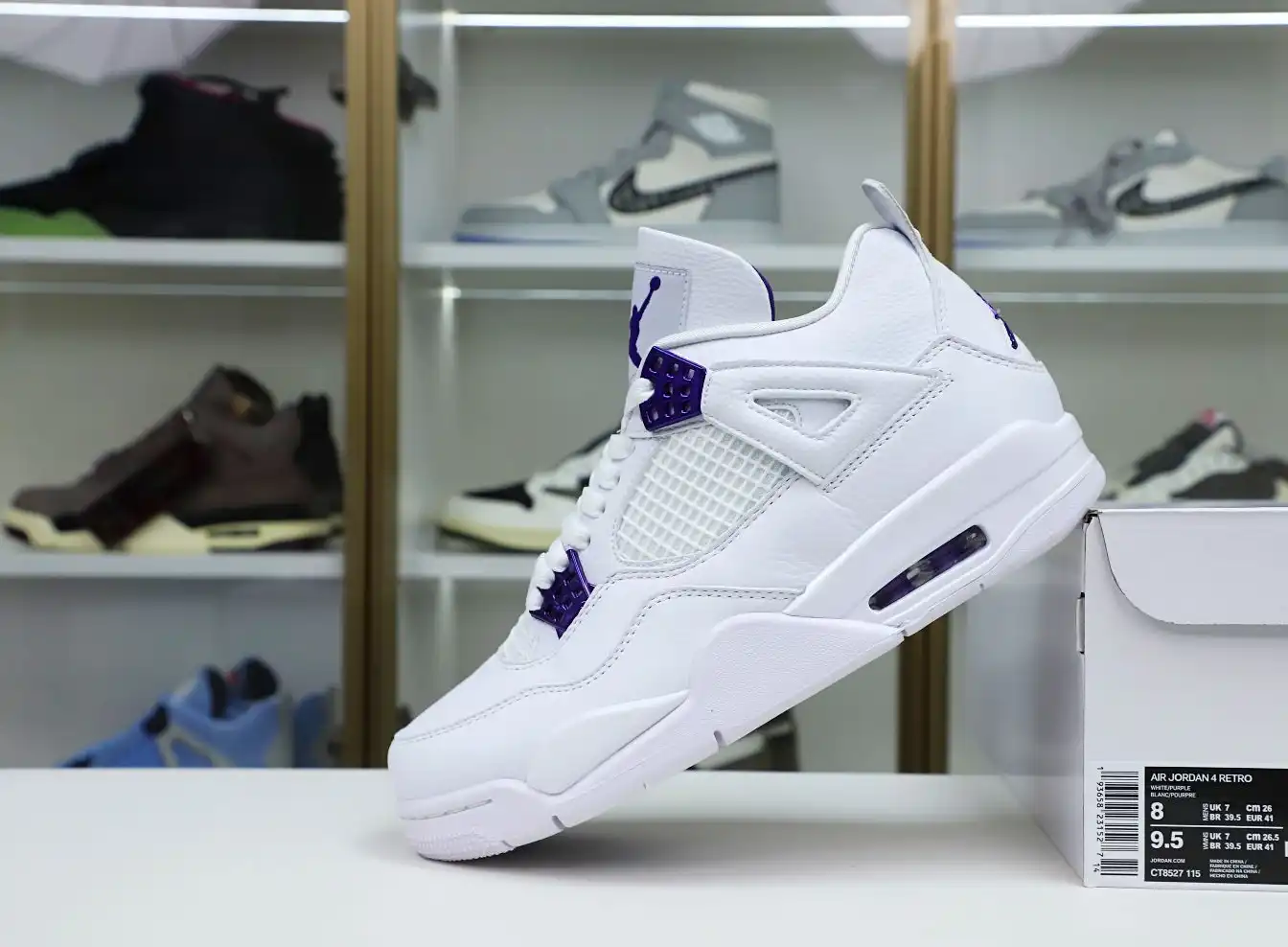 AIR JORDAN 4 PURPLE METALLIC