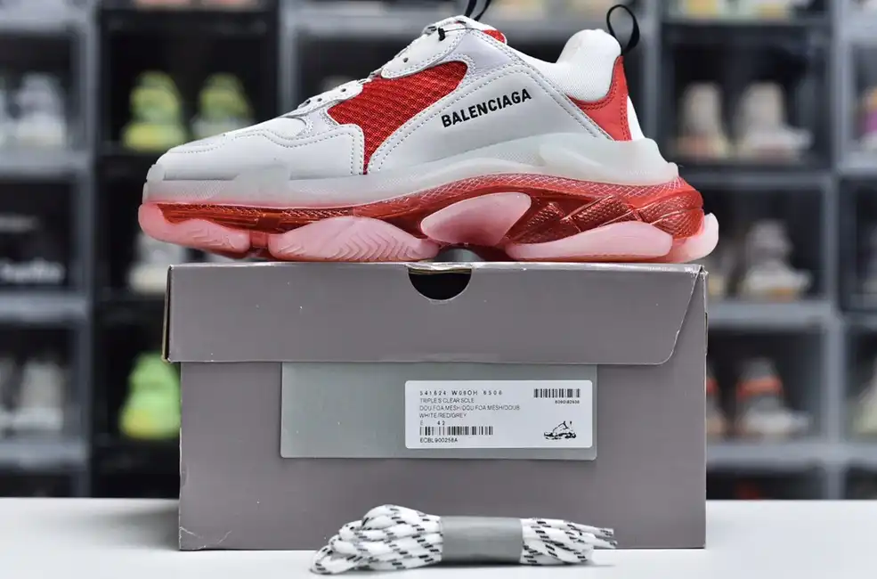 hype Balenciaga is available in all sizes. You cannot place an order on the website. You can contact customer service to purchase.BLGA Triple S