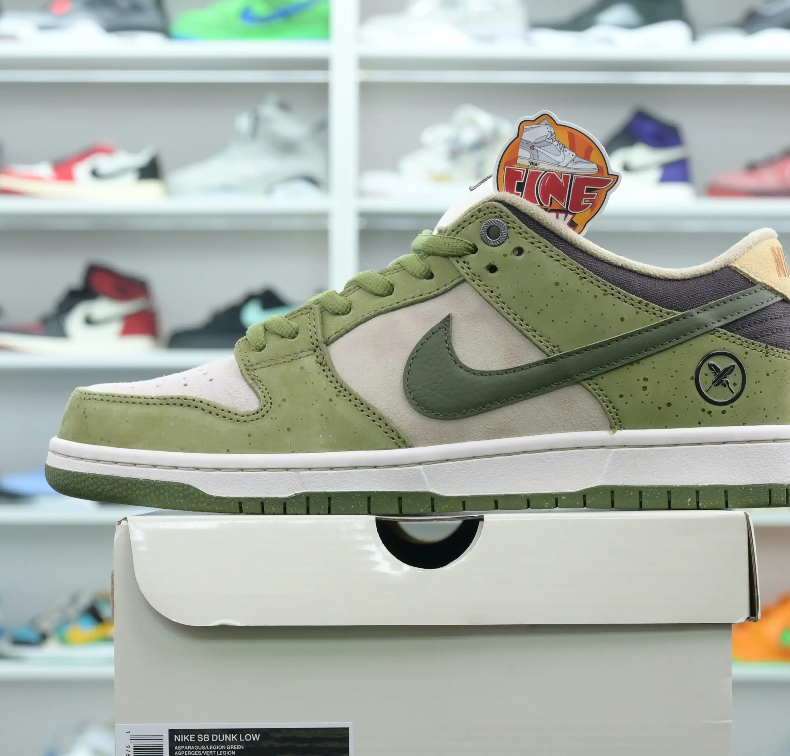 hype Yuto Horigome x Nike Dunk SB Asparagus