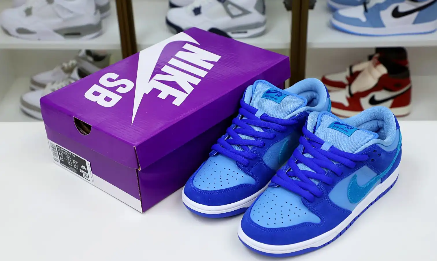 hype NIKE SB DUNK LOW BLUE RASPBERRY