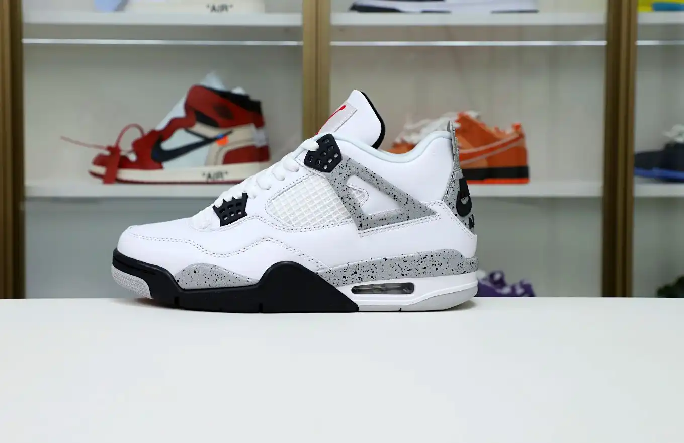 Air Jordan 4 Retro White Cement