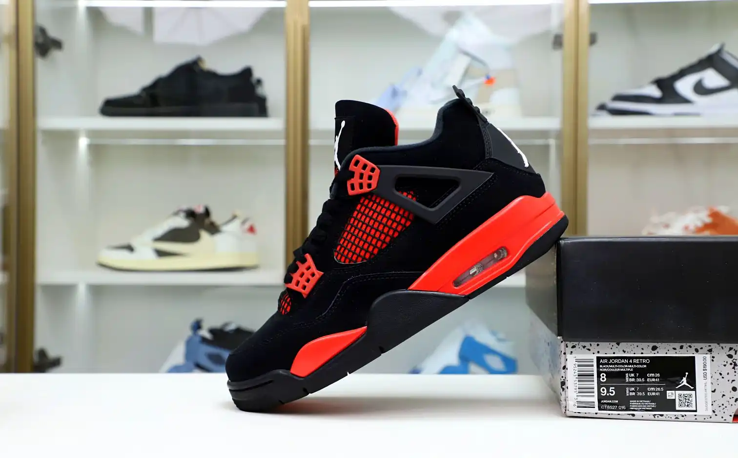 AIR JORDAN 4 RETRO 'RED THUNDER'
