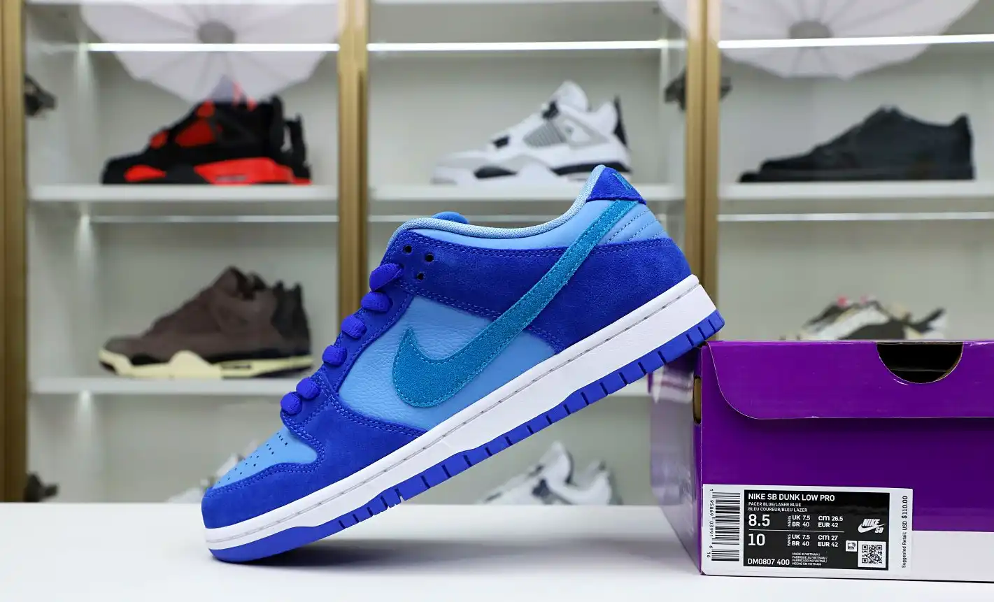 hype NIKE SB DUNK LOW BLUE RASPBERRY