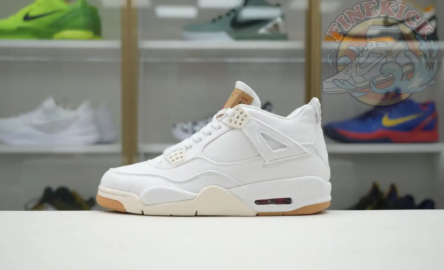 Jordan Air Jordan 4 levis white (levis tag)