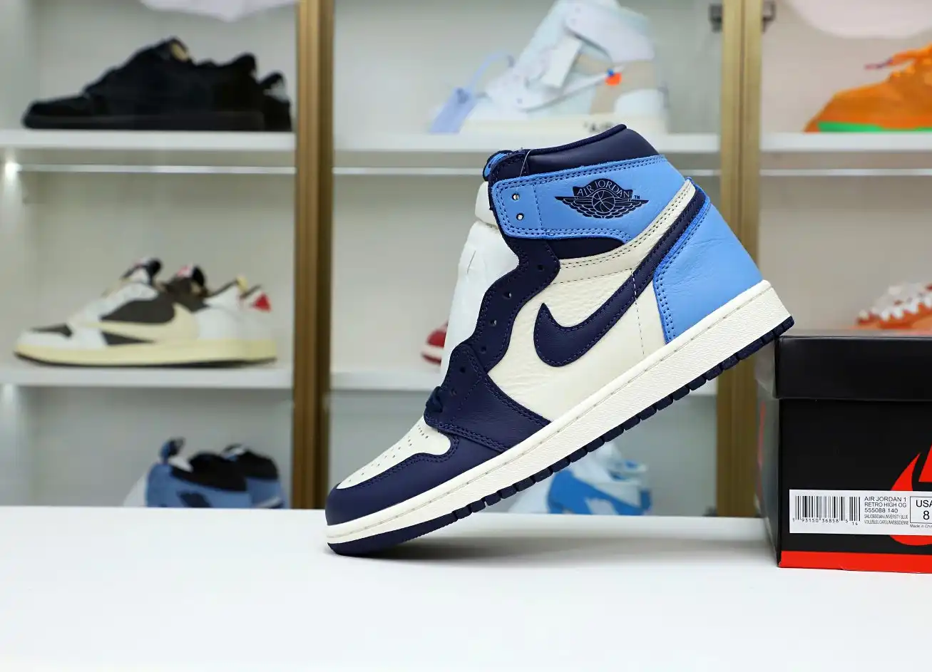 AIR JORDAN 1 RETRO HIGH OG 'OBSIDIAN'