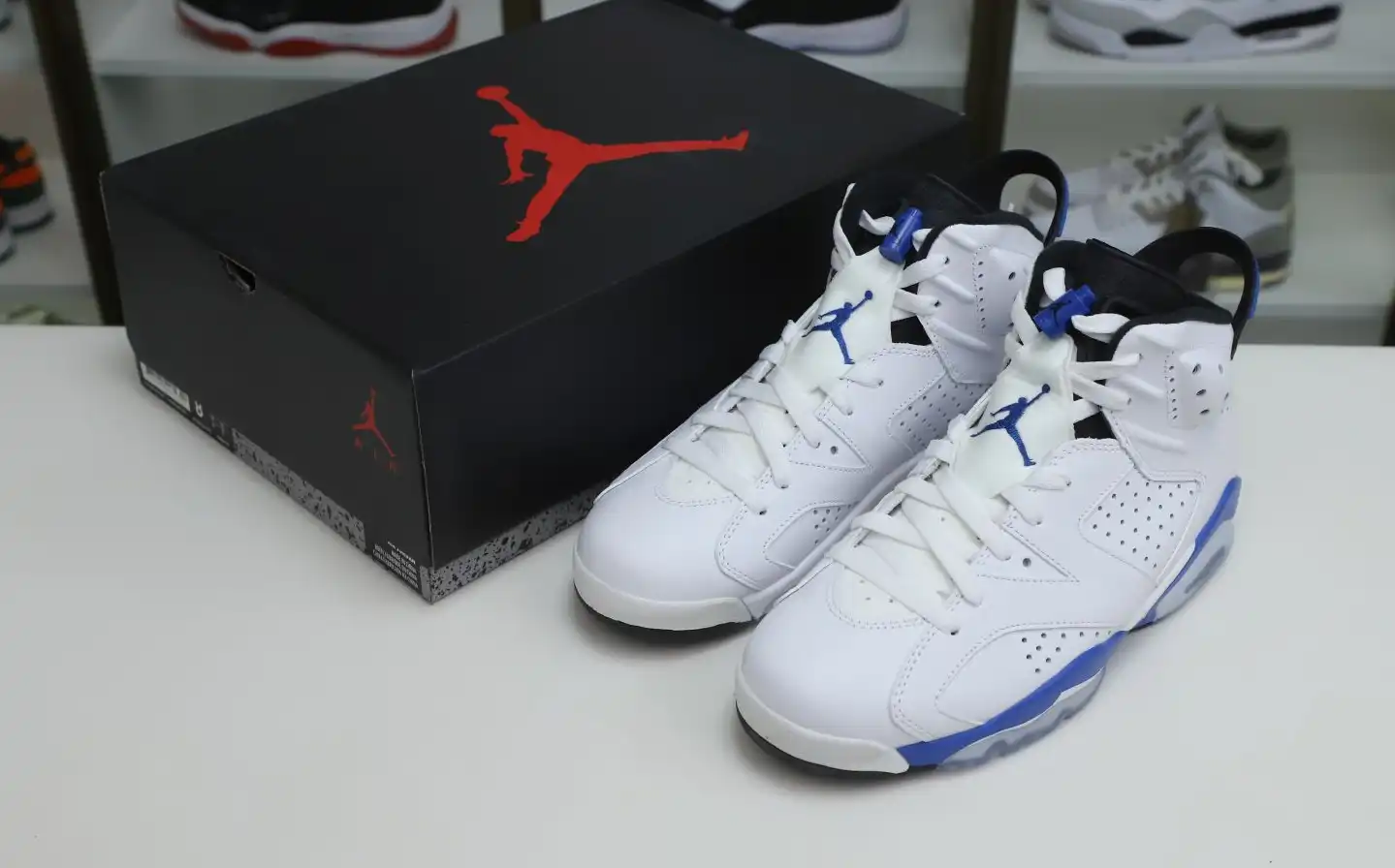 AIR JORDAN 6 RETRO SPORT BLUE