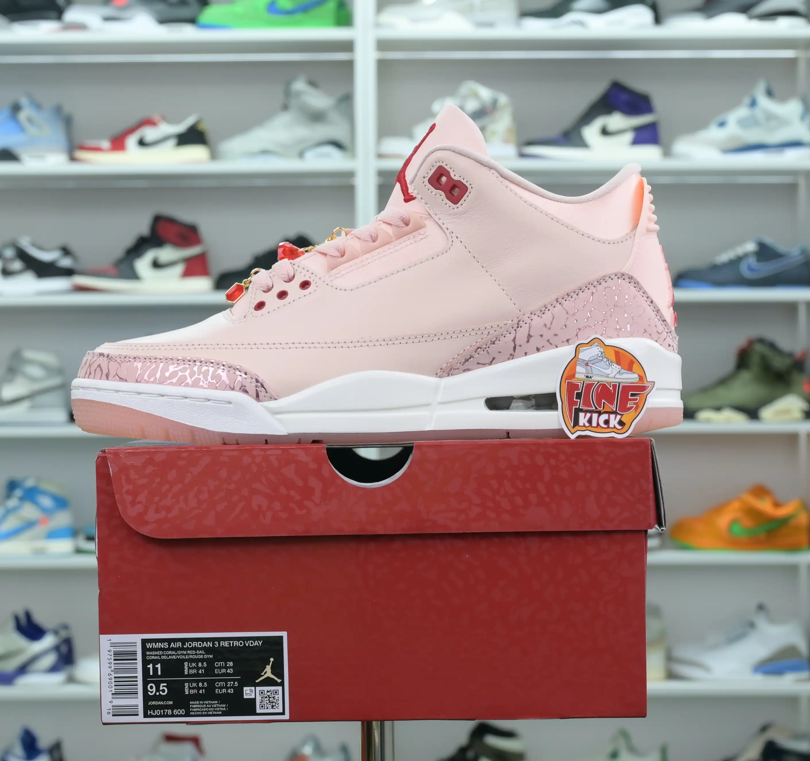 Jordan Air Jordan 3 Valentine's Day