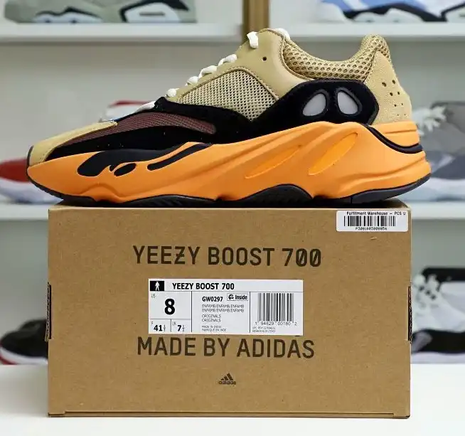 hype adidas originals Yeezy boost 700 "Enflame Amber"