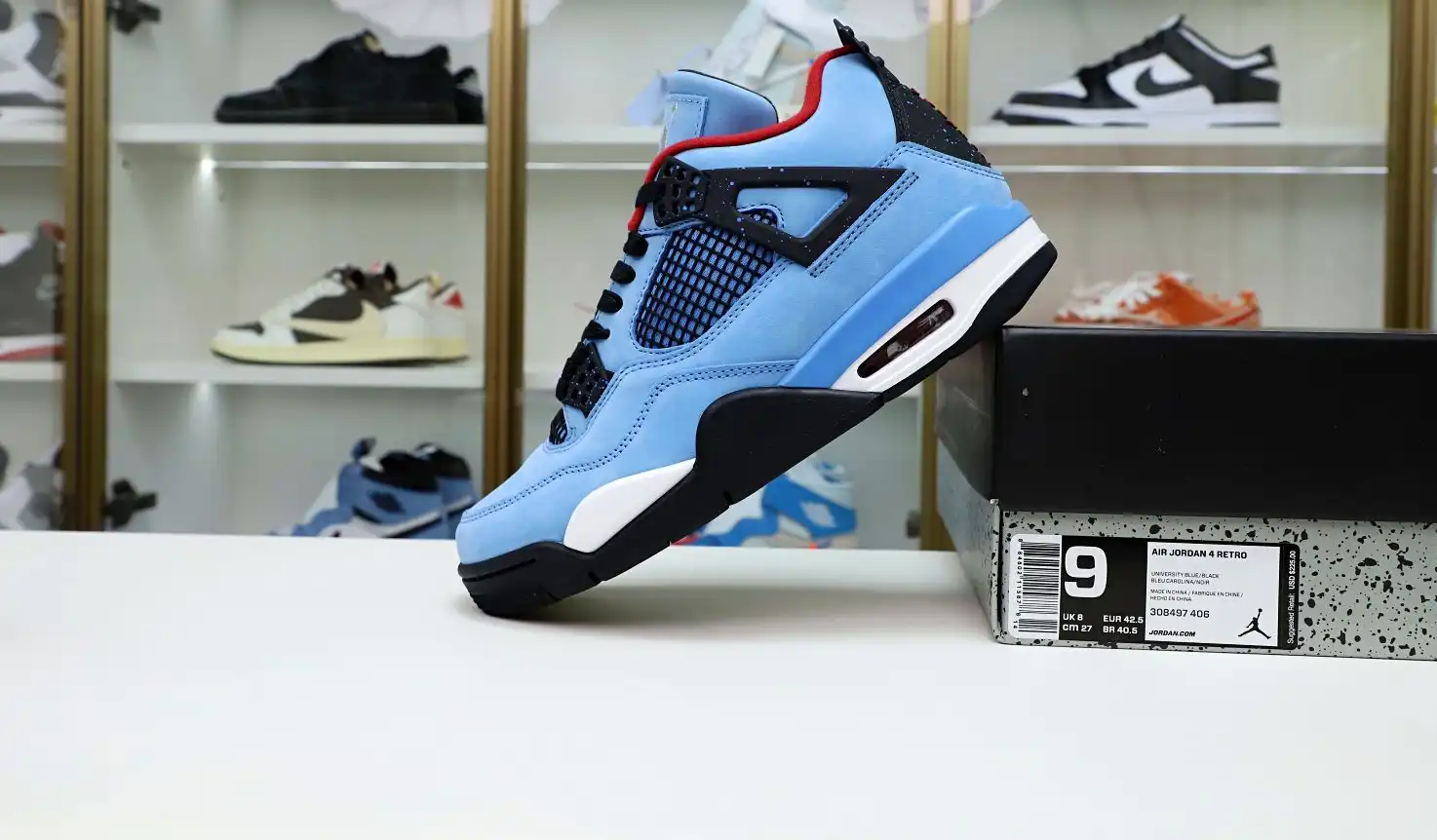 TRAVIS SCOTT X AIR JORDAN 4 RETRO 'CACTUS JACK' FRIENDS & FAMILY